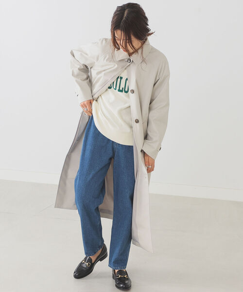 B:MING by BEAMS（ビーミングバイビームス）の「B:MING by BEAMS / 撥水 ステンカラーコート 22SS（ステンカラーコート・レディース・ライトグレー/ベージュ・SMALL/MEDIUM）」の20枚目の写真