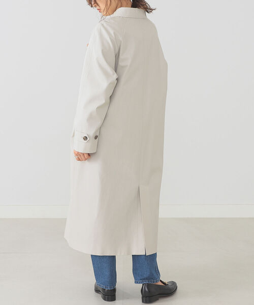 B:MING by BEAMS（ビーミングバイビームス）の「B:MING by BEAMS / 撥水 ステンカラーコート 22SS（ステンカラーコート・レディース・ライトグレー/ベージュ・SMALL/MEDIUM）」の4枚目の写真
