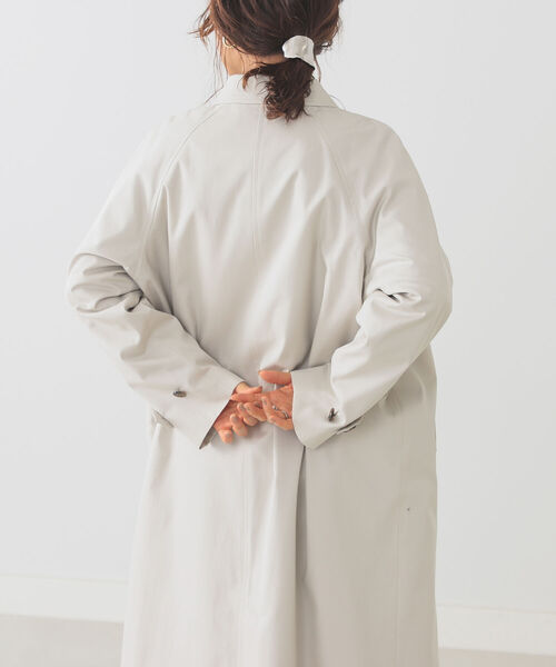 B:MING by BEAMS（ビーミングバイビームス）の「B:MING by BEAMS / 撥水 ステンカラーコート 22SS（ステンカラーコート・レディース・ライトグレー/ベージュ・SMALL/MEDIUM）」の18枚目の写真