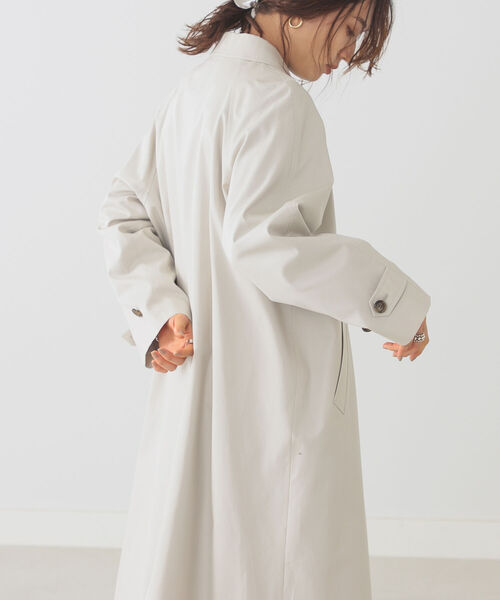 B:MING by BEAMS（ビーミングバイビームス）の「B:MING by BEAMS / 撥水 ステンカラーコート 22SS（ステンカラーコート・レディース・ライトグレー/ベージュ・SMALL/MEDIUM）」の21枚目の写真