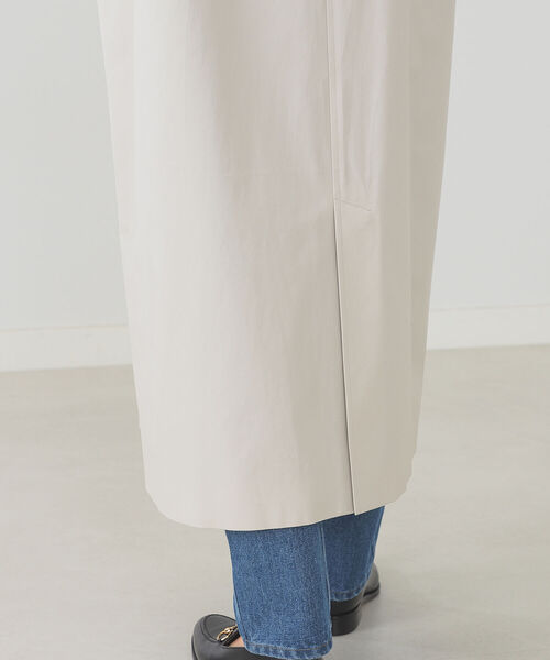 B:MING by BEAMS（ビーミングバイビームス）の「B:MING by BEAMS / 撥水 ステンカラーコート 22SS（ステンカラーコート・レディース・ライトグレー/ベージュ・SMALL/MEDIUM）」の5枚目の写真