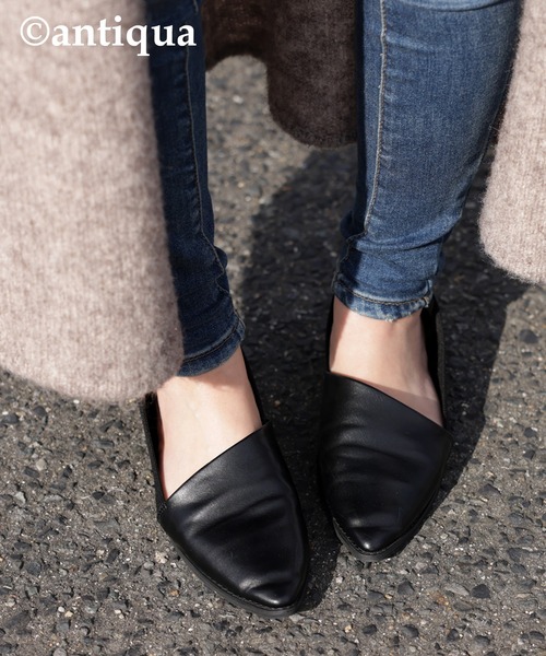 antiqua(アンティカ)の「異素材パンプス(パンプス・レディース・ブラック・L/LL/M/S)」の20枚目の写真