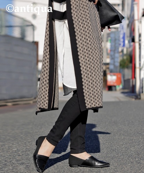 antiqua(アンティカ)の「異素材パンプス(パンプス・レディース・ブラック・L/LL/M/S)」の5枚目の写真