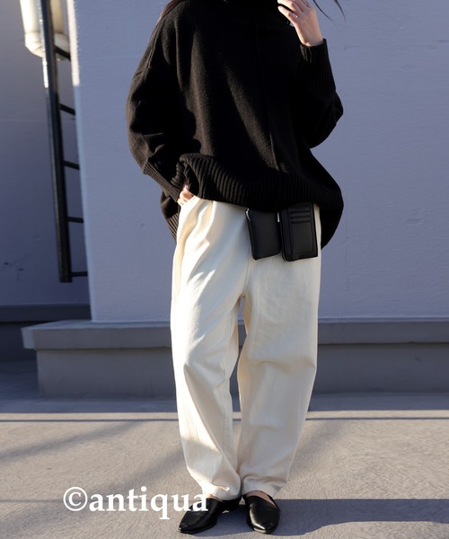 antiqua(アンティカ)の「異素材パンプス(パンプス・レディース・ブラック・L/LL/M/S)」の9枚目の写真