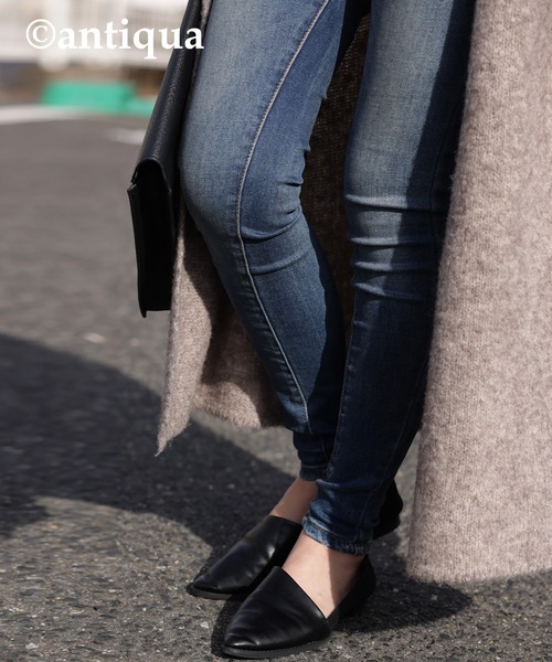 antiqua(アンティカ)の「異素材パンプス(パンプス・レディース・ブラック・L/LL/M/S)」の16枚目の写真