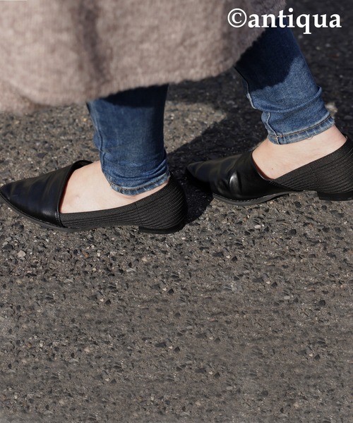 antiqua(アンティカ)の「異素材パンプス(パンプス・レディース・ブラック・L/LL/M/S)」の17枚目の写真