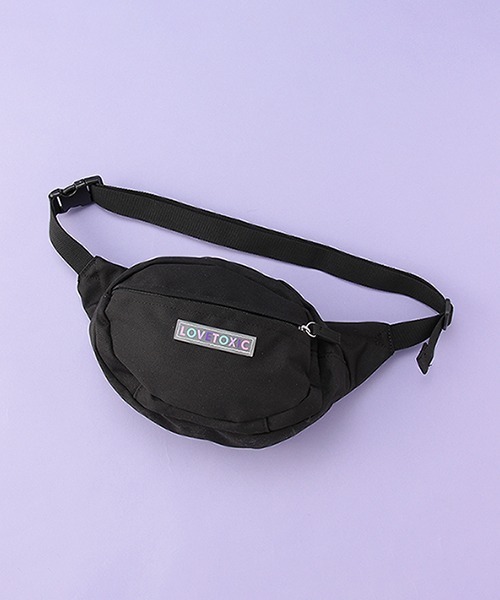 LOVETOXIC(ラブトキシック)の「ウエストBAG(ボディバッグ/ウエストポーチ・キッズ・ブラック/マルチ/オフホワイト・FREE)」の3枚目の写真
