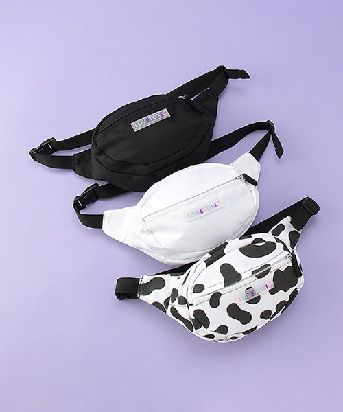 LOVETOXIC(ラブトキシック)の「ウエストBAG(ボディバッグ/ウエストポーチ・キッズ・ブラック/マルチ/オフホワイト・FREE)」の18枚目の写真