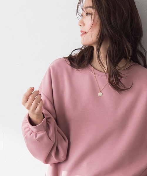 Pierrot(ピエロ)の「【ZOZOTOWN限定カラー】ダンボールボリュームプルオーバー(スウェット・レディース・オフホワイト/ブラック/イエロー/ピンク/グレイッシュベージュ/ラベンダー・M/L)」の15枚目の写真