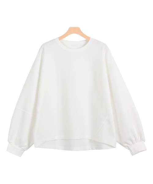 Pierrot(ピエロ)の「【ZOZOTOWN限定カラー】ダンボールボリュームプルオーバー(スウェット・レディース・オフホワイト/ブラック/イエロー/ピンク/グレイッシュベージュ/ラベンダー・M/L)」の21枚目の写真