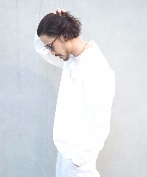 BILLABONG（ビラボン）の「BILLABONG メンズ 【A/Div.】 ADIV CREW トレーナー 【2022年春夏モデル】/ビラボンスウェットトレーナー（スウェット・メンズ・オフホワイト/ブルー/ブルー系その他/チャコールグレー・MEDIUM/LARGE/X-LARGE）」の8枚目の写真