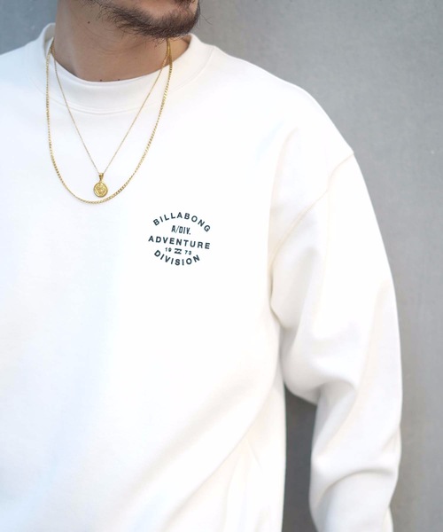 BILLABONG（ビラボン）の「BILLABONG メンズ 【A/Div.】 ADIV CREW トレーナー 【2022年春夏モデル】/ビラボンスウェットトレーナー（スウェット・メンズ・オフホワイト/ブルー/ブルー系その他/チャコールグレー・MEDIUM/LARGE/X-LARGE）」の10枚目の写真