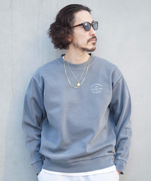 BILLABONG（ビラボン）の「BILLABONG メンズ 【A/Div.】 ADIV CREW トレーナー 【2022年春夏モデル】/ビラボンスウェットトレーナー（スウェット・メンズ・オフホワイト/ブルー/ブルー系その他/チャコールグレー・MEDIUM/LARGE/X-LARGE）」の15枚目の写真