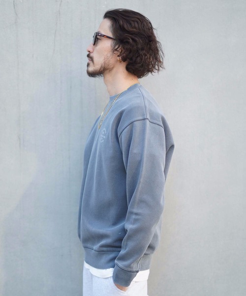 BILLABONG（ビラボン）の「BILLABONG メンズ 【A/Div.】 ADIV CREW トレーナー 【2022年春夏モデル】/ビラボンスウェットトレーナー（スウェット・メンズ・オフホワイト/ブルー/ブルー系その他/チャコールグレー・MEDIUM/LARGE/X-LARGE）」の16枚目の写真