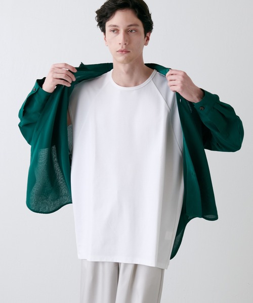 Lui's（ルイス）の「エアリー無双仕立シャツ（シャツ/ブラウス・メンズ・ブラック/グレー/グリーン・FREE）」の9枚目の写真