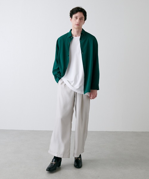 Lui's（ルイス）の「エアリー無双仕立シャツ（シャツ/ブラウス・メンズ・ブラック/グレー/グリーン・FREE）」の16枚目の写真