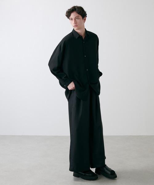 Lui's（ルイス）の「エアリー無双仕立シャツ（シャツ/ブラウス・メンズ・ブラック/グレー/グリーン・FREE）」の18枚目の写真