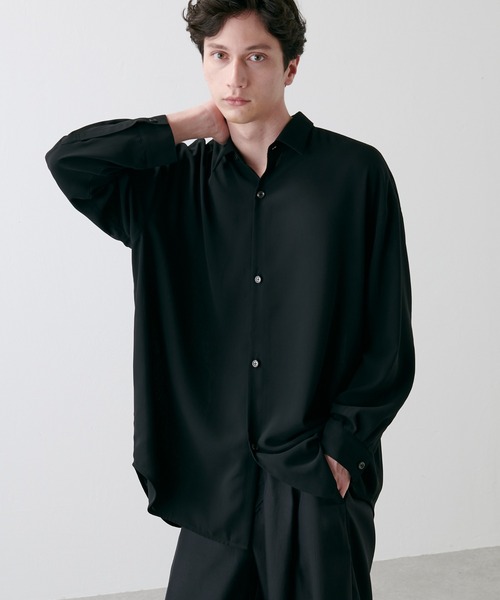 Lui's（ルイス）の「エアリー無双仕立シャツ（シャツ/ブラウス・メンズ・ブラック/グレー/グリーン・FREE）」の17枚目の写真