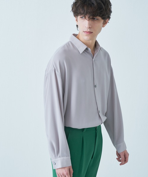 Lui's（ルイス）の「エアリー無双仕立シャツ（シャツ/ブラウス・メンズ・ブラック/グレー/グリーン・FREE）」の21枚目の写真