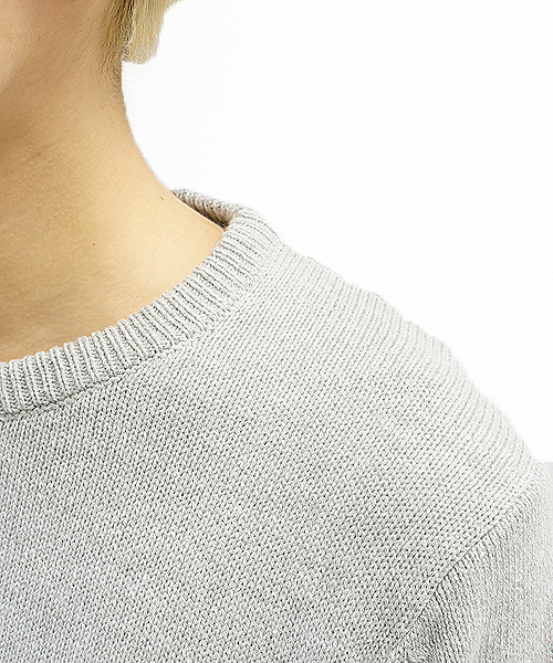 CIAOPANIC（チャオパニック）の「【Ciaopanic】インターシャKNIT（ニット/セーター・メンズ・アイボリー/グレー/ネイビー・MEDIUM/LARGE）」の10枚目の写真