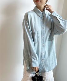 DouDou | テンセルデニムシャツ(シャツ/ブラウス)