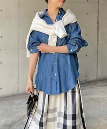 DouDou | テンセルデニムシャツ(シャツ/ブラウス)
