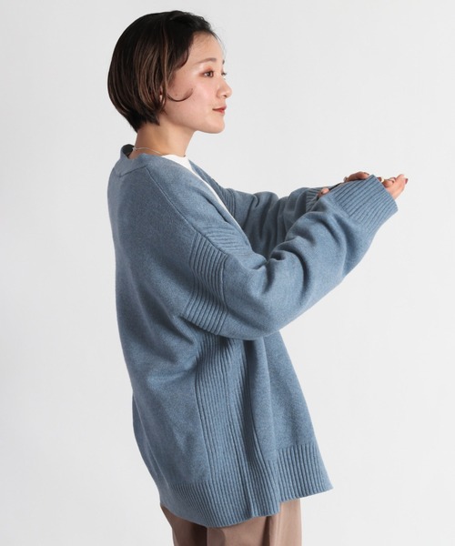 cepo(セポ)の「モチモチカラーカーデ(カーディガン/ボレロ・レディース・ミント/グレー/ピンク/サックスブルー・M)」の11枚目の写真