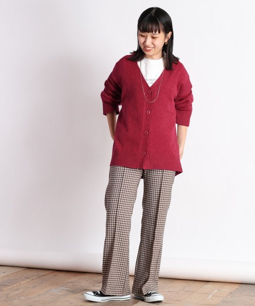 cepo(セポ)の「モチモチカラーカーデ(カーディガン/ボレロ・レディース・ミント/グレー/ピンク/サックスブルー・M)」の9枚目の写真
