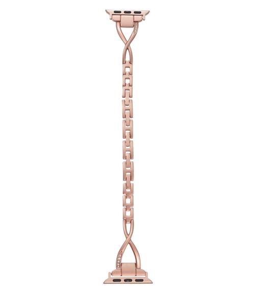 Urban Coral（アーバンコーラル）の「Apple Watch Band / アップルウォッチ バンド スリムチェーンジルコニアステンレス / Urban Coral（デジタル腕時計・レディース・ブラック/ローズ系/シルバー/ピンクゴールド/シャンパン・40mm/44mm）」の15枚目の写真