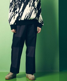 MAISON SPECIAL | 《ユニセックスアイテム》サスティナブルパッチワークワンタックワイドパンツ【MAISON SPECIAL/メゾンスペシャル】(スラックス)