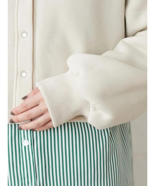 ELENCARE DUE（エレンカーレデュエ）の「・ELENCARE DUE ウラキモウドット釦カーデ＊（カーディガン/ボレロ・レディース・ブラック/ベージュ/レッド/グリーン・FREE）」の12枚目の写真