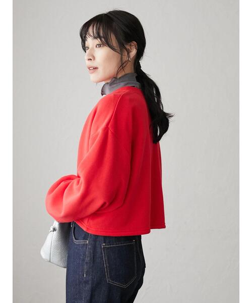 ELENCARE DUE（エレンカーレデュエ）の「・ELENCARE DUE ウラキモウドット釦カーデ＊（カーディガン/ボレロ・レディース・ブラック/ベージュ/レッド/グリーン・FREE）」の15枚目の写真