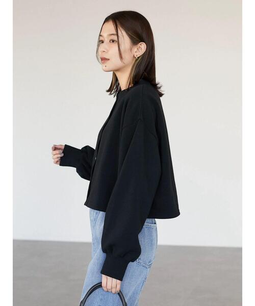 ELENCARE DUE（エレンカーレデュエ）の「・ELENCARE DUE ウラキモウドット釦カーデ＊（カーディガン/ボレロ・レディース・ブラック/ベージュ/レッド/グリーン・FREE）」の16枚目の写真