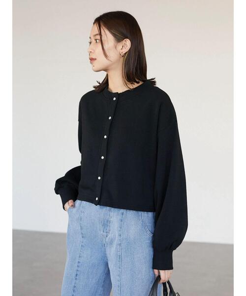 ELENCARE DUE（エレンカーレデュエ）の「・ELENCARE DUE ウラキモウドット釦カーデ＊（カーディガン/ボレロ・レディース・ブラック/ベージュ/レッド/グリーン・FREE）」の17枚目の写真