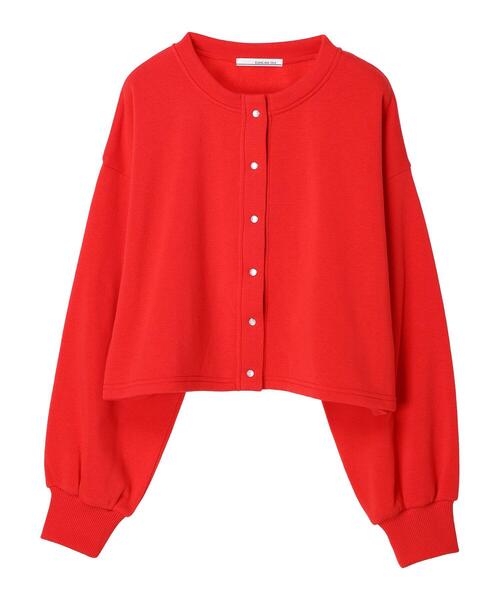 ELENCARE DUE（エレンカーレデュエ）の「・ELENCARE DUE ウラキモウドット釦カーデ＊（カーディガン/ボレロ・レディース・ブラック/ベージュ/レッド/グリーン・FREE）」の19枚目の写真