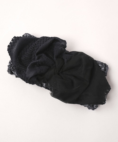 CA4LA（カシラ）の「POPORA2（ヘアバンド・レディース・ベージュ/グレー/サックスブルー・ONESIZE）」の2枚目の写真