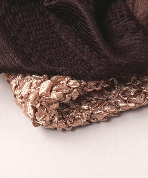 CA4LA（カシラ）の「POPORA2（ヘアバンド・レディース・ベージュ/グレー/サックスブルー・ONESIZE）」の6枚目の写真