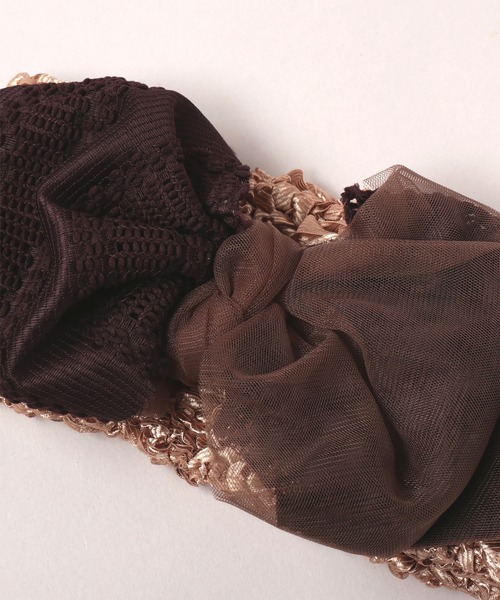 CA4LA（カシラ）の「POPORA2（ヘアバンド・レディース・ベージュ/グレー/サックスブルー・ONESIZE）」の5枚目の写真