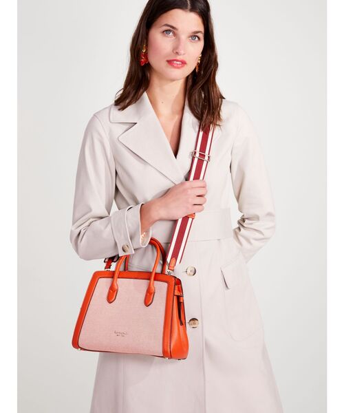 kate spade new york 】キャンバスサッチェル