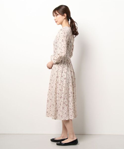 Opinion korean town（オピニオン コリアン タウン）の「YUGA フローラルワンピース（ワンピース・レディース・ブラック/ホワイト・XL/L/M/S）」の22枚目の写真