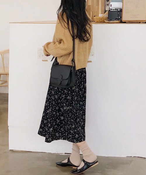 Opinion korean town（オピニオン コリアン タウン）の「YUGA フローラルワンピース（ワンピース・レディース・ブラック/ホワイト・XL/L/M/S）」の20枚目の写真