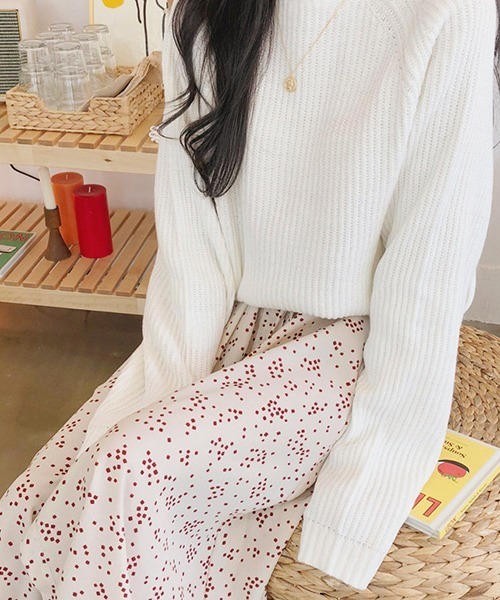 Opinion korean town（オピニオン コリアン タウン）の「YUGA フローラルワンピース（ワンピース・レディース・ブラック/ホワイト・XL/L/M/S）」の11枚目の写真