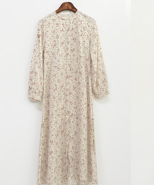 Opinion korean town（オピニオン コリアン タウン）の「YUGA フローラルワンピース（ワンピース・レディース・ブラック/ホワイト・XL/L/M/S）」の21枚目の写真