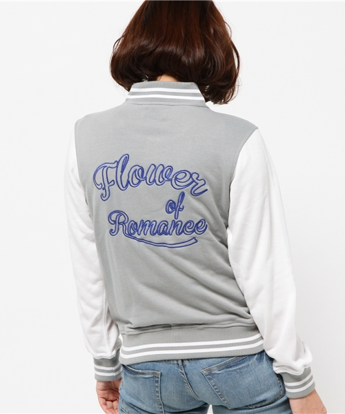 WEGO（ウィゴー）の「WEGO/スウェットスタジャン（スタジャン・レディース・ライトグレー/ネイビー/ライトピンク・FREE）」の10枚目の写真