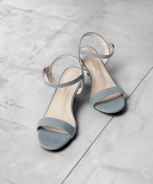 LibertyDoll（リバティードール）の「LibertyDoll セパレートストラップサンダル（サンダル・レディース・ホワイト/ベージュ/ネイビー/ブラウン/グレー/パイソン/ゴールド/ブルー/シルバー/レッド/ブラック/ブルー系その他/ブラック系その他・L/LL/3L/S/SS/M）」の9枚目の写真