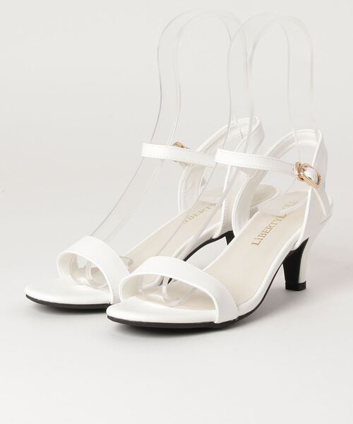 LibertyDoll（リバティードール）の「LibertyDoll セパレートストラップサンダル（サンダル・レディース・ホワイト/ベージュ/ネイビー/ブラウン/グレー/パイソン/ゴールド/ブルー/シルバー/レッド/ブラック/ブルー系その他/ブラック系その他・L/LL/3L/S/SS/M）」の14枚目の写真