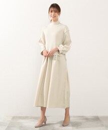 DRESKIP | ニットベストドッキングワンピース(ワンピース)