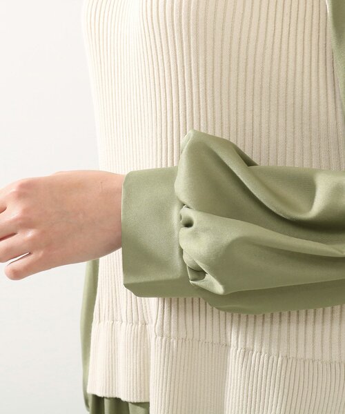 DRESKIP（ドレスキップ）の「◆ニットベストドッキングワンピース（ワンピース・レディース・ブラック/カーキ/ライトベージュ・02/03/04）」の10枚目の写真