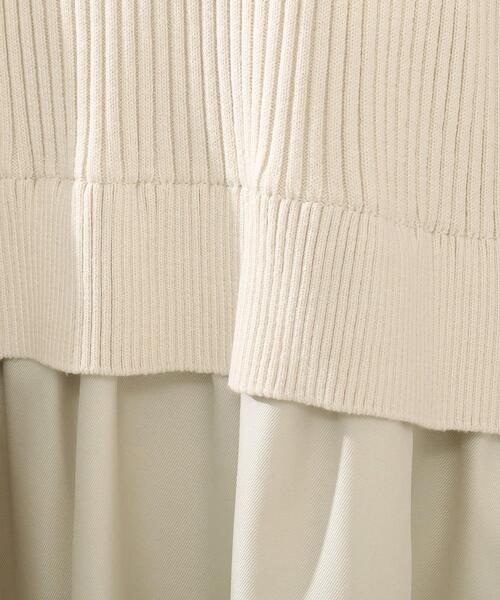 DRESKIP（ドレスキップ）の「◆ニットベストドッキングワンピース（ワンピース・レディース・ブラック/カーキ/ライトベージュ・02/03/04）」の13枚目の写真