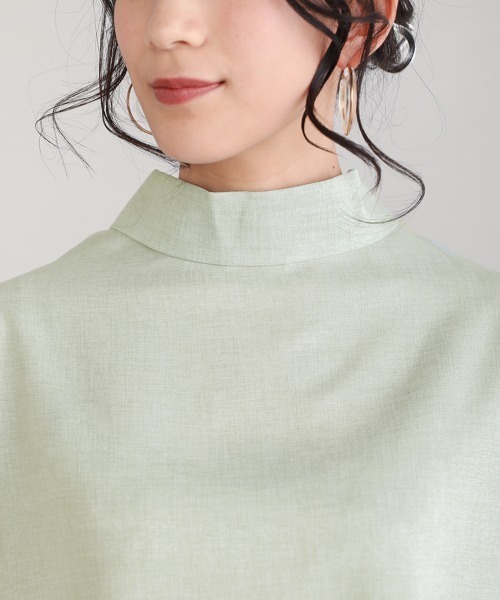 Bou Jeloud（ブージュルード）の「【WEB限定】袖シャギー変形ブラウス（シャツ/ブラウス・レディース・ブルー/アイボリー/ミント/ブラック・38）」の21枚目の写真